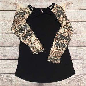 Cool Melon Raglan Top